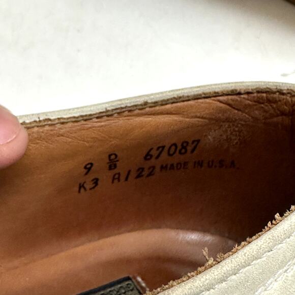 VERY GOOD Armani Jeans White Dirty Bucks Nubuck Derby Made in USA Men’s 9 D main image 8